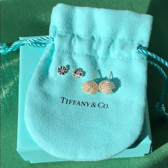 Tiffany & Co. Jewelry - Tiffany & Co. Silver Twist Knot Earrings